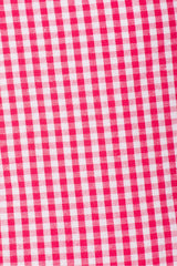 joyce grid strap mini dress in pink