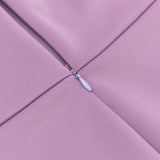 CHARLOTTE OFF-SHOULDER PEARL HALTER MAXI DRESS IN PURPLE