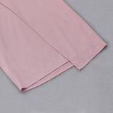 RUCHED ASYMMETRICAL HEM DRESS