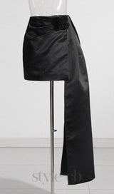 ANCHORET FLOWER MINI SKIRT IN PINK