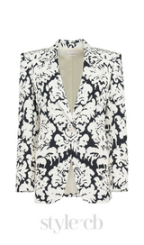 DAMASK SINGLE-BREASTED BLAZER