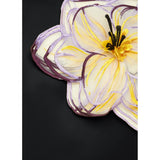 Indie Appliqué Sleeve Iris Print set in black