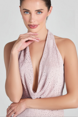 NEOMI MINI DRESS IN NUDE