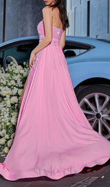 PINK SEQUIN MAXI DRESS