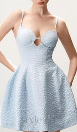 AMICE BLUE PEARL MINI DRESS