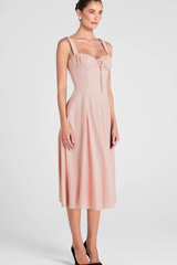 BABY PINK BUSTIER SUNDRESS