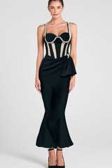 CRYSTAL MERMAID BANDAGE DRESS