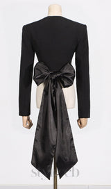 ANDEANA BOW CROP TOP IN WHITE