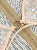 adora Vicky Cutout Sequin Rhinestone Mini Dress