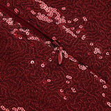 ONE-SHOULDER FEATHER SEQUINS MINI DRESS