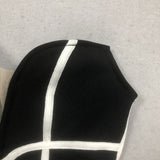 Floral embellished Strapless Maxi Dress in Black