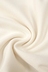 stephanie Cutout Waist halter Maxi Dress in beige