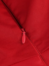 demi bow strapless midi dress in merlot