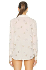 laurent blouse in white