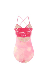 Duy Pink One-Piece Swimsuit