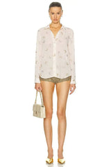 laurent blouse in white