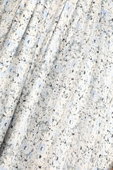 Budding Love White Floral Print Puff Sleeve Cutout Mini Dress