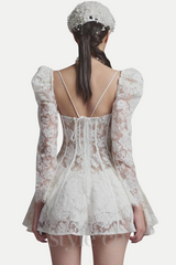 Caitlyn Lace Corset Mini Dress