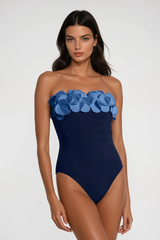 marguerite Flower Bodycon Swimsuit