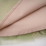 octavia Tulle Panel Floral Midi Dress in green