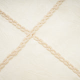 hermosa 3d floral embroidered hollow midi dress in apricot