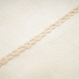 hermosa 3d floral embroidered hollow midi dress in apricot