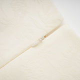 hermosa 3d floral embroidered hollow midi dress in apricot