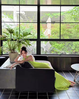 alyssa pleated grass green maxi dress