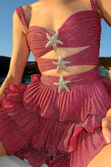 Starfish Cut Out Mini Dress