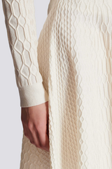 Kabin Crocodile Knit Top - White