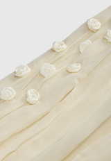 amelia Corset Lace Up Ruffle Skirt Set