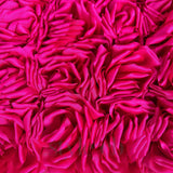 flower bandage midi dress in hot pink