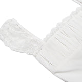 SATIN LACE MINI DRESS