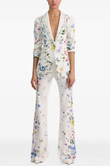 kimberley floral Printed suit jacket & trousers set