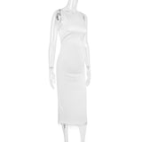 CRYSTALLISED MIDI DRESS IN IVORY