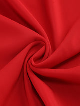 winifred 3d flower strap maxi dress in red