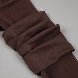 long sleeve mesh insert draped maxi dress