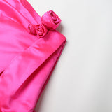ANCHORET FLOWER MINI SKIRT IN PINK