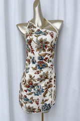 Floral print Asymmetric Mini Dress