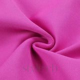 STRAPLESS HOLLOW OUT MAXI BANDAGE DRESS