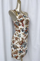 Floral print Asymmetric Mini Dress