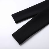 alisa pearl flower embellished bandage mini dress in black