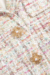 Pastel Boucle Tailored Mini Dress