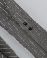 PUFF LONG SLEEVE CRYSTAL CORSET A LINE DRESS IN BLACK