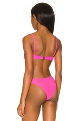 Mia Ribbed Bikini In Pink