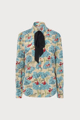 Sonya Tuileries Print Silk Shirt