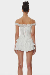 Thara Lace Off Shoulder Corset