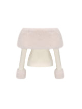 sherry Off Shoulder Furry Skirt Set