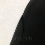 embellished cut out halter maxi dress in black