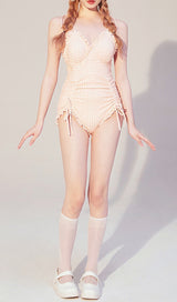 Dava Drawstring One-Piece Swimsuit